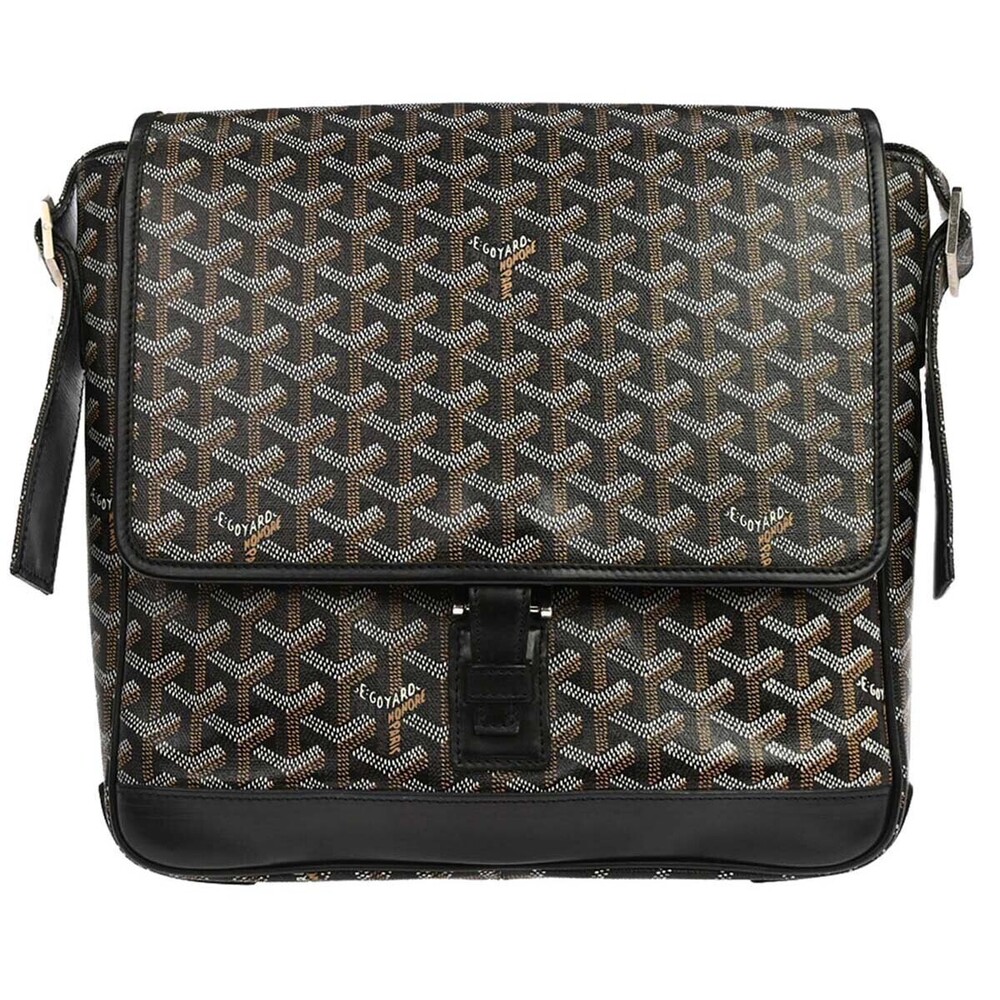 Goyard Grand Bleu Messenger Coated Canvas MM
